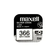 Baterie ceas Maxell SR1116SW V366 S35 1.55V, oxid de argint, 10buc/cutie