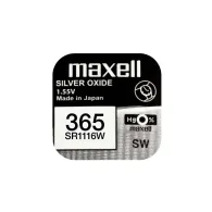 Baterie ceas Maxell SR1116W V365 S35 1.55V, oxid de argint, 10buc/cutie