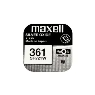Baterie ceas Maxell SR721W V361 SR58 1.55V, oxid de argint, 10buc/cutie