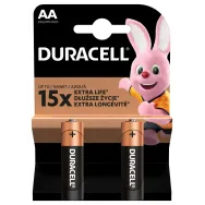Baterie alcalina Duracell Basic R6 (AA) 2 buc/blister