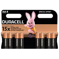 Baterie alcalina Duracell Basic R6 (AA) 8 buc/blister