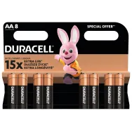 Baterie alcalina Duracell Basic R6 (AA) 8 buc/blister
