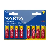 Baterie alcalina R6 (AA) 8 buc/blister Longlife Max Power Varta