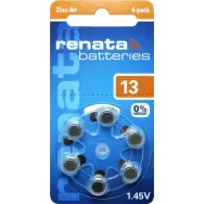 Baterie auditiva ZA13, PR48 Renata, 6buc/blister