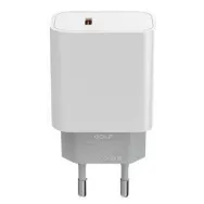 Alimentator Incarcator de la Retea la 1x USB tip C PD 30W Alb, Golf GF-U32