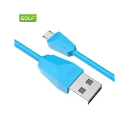 Cablu Incarcare microUSB Diamond Sync, Culoare Albastru, Incarca cu 2A, Golf 27M