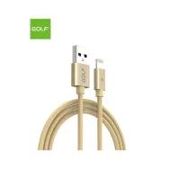 Cablu Incarcare USB iPhone Data Sync Quick, Culoare Auriu, Incarca cu 5A, Golf 76I