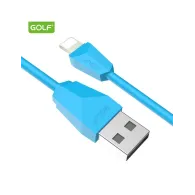 Cablu Incarcare USB iPhone Diamond Sync, Culoare Albastru, Incarca cu 2A, Golf 27I