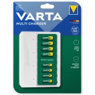 Incarcator Baterii Reincarcabile, Fara Acumulatori, MULTI CHARGER cu 8 Canale de Incarcare Individuala Prin USB-C, Varta 57659 1
