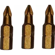 Bosch Set 3 Biti PH1, 25mm, 1/4"