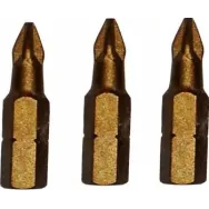 Bosch Set 3 Biti PH1, 25mm, 1/4"