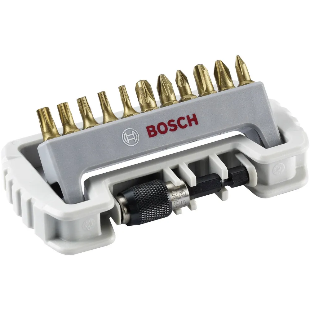 Bosch Set mixt 11+1 Biti MAXgrip 25mm, 1/4"