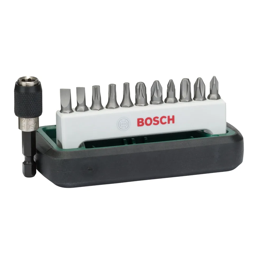 Bosch Set mixt 12 Biti 25mm, 1/4"