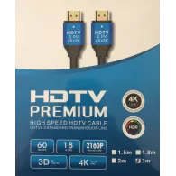 Cablu HDMI digital la HDMI digital mufe aurite 4K 5 ml. New TED600298