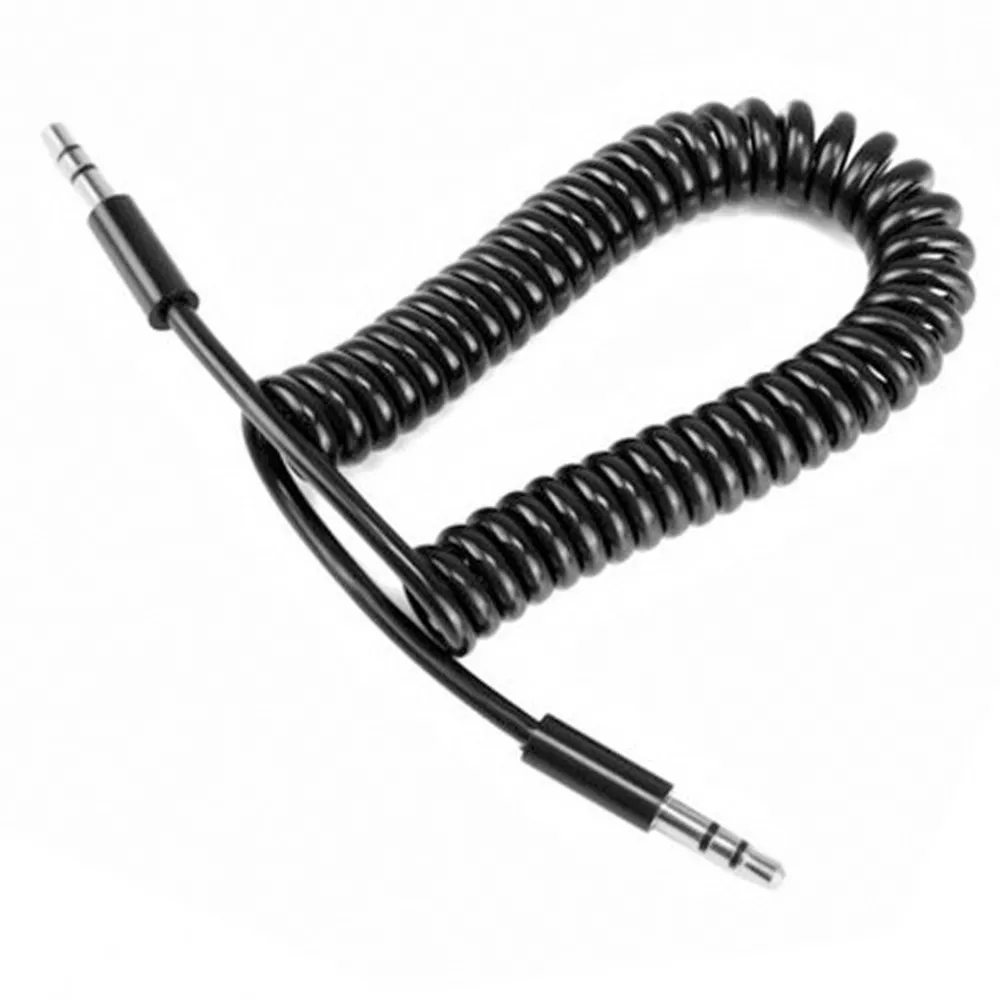 Cablu jack 3,5 tata x jack 3,5 tata spiralat TED286578