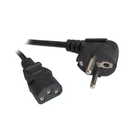 CABLU alimentare Spacer 1.8m, intrare Shucko, iesire C13, 10A, negru, "SPPW-SCHK-C13-10A-1.8"