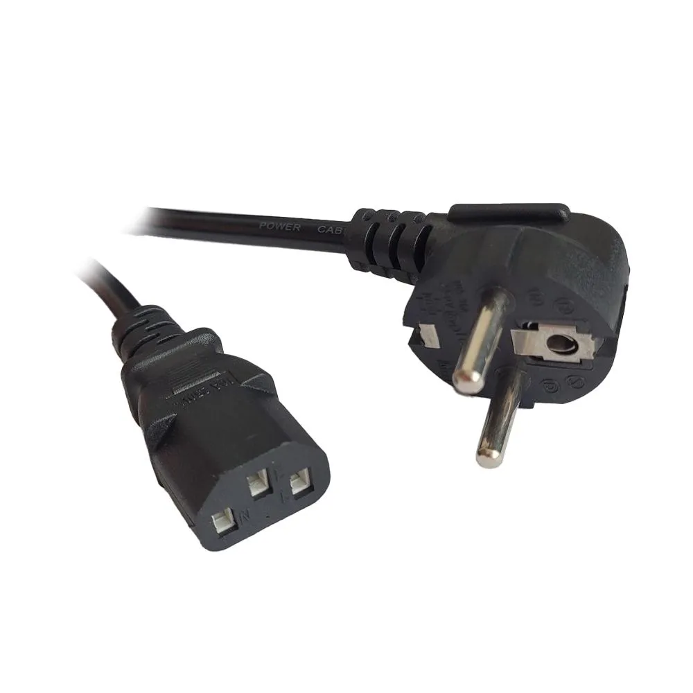 CABLU alimentare Spacer 1.8m, intrare Shucko, iesire C13, 10A, negru, "SPPW-SCHK-C13-10A-1.8"