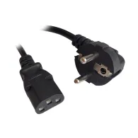 CABLU alimentare Spacer 3m, intrare Shucko, iesire C13, 10A, negru, "SPPW-SCHK-C13-10A-3.0"