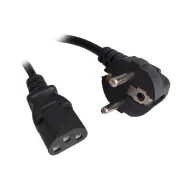 CABLU alimentare Spacer 3m, intrare Shucko, iesire C13, 10A, negru, "SPPW-SCHK-C13-10A-3.0"