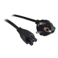 CABLU alimentare Spacer notebook 1.8m, intrare Shucko, iesire C5, 10A, negru, " SPPW-SCHK-C5-10A-1.8"