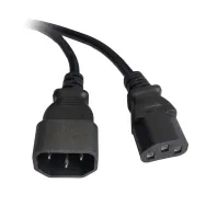 CABLU alimentare Spacer prelungitor, 1.8m, intrare C14, iesire C13, 10A, negru, "SPPW-C14-C13-10A-1.8"