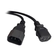 CABLU alimentare Spacer prelungitor, 1.8m, intrare C14, iesire C13, 6A, negru, "SPPW-C14-C13-6A-1.8"