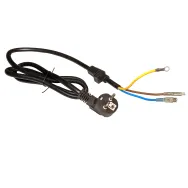 Cablu alimentare MYYM 3x2.5mmp, 1.5m, stecher Schuko si manson de protectie