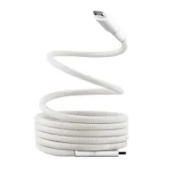 TNB USB-C/USB-C cable 1.5m magnetic sheath - White