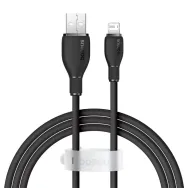 CABLU alimentare si date Baseus Pudding, Fast Charging Data Cable pt. smartphone, USB la Iphone Lightning 2.4A, 2m, negru "P1035
