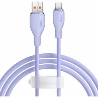 CABLU alimentare si date Baseus Pudding, Fast Charging Data Cable pt. smartphone, USB la USB Type-C 100W, 2m, violet "P103557035