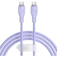 CABLU alimentare si date Baseus Pudding, Fast Charging Data Cable pt. smartphone, USB Type-C la USB Type-C 100W, 1.5m, violet "P
