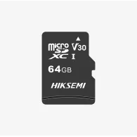 CARD MicroSD HIKSEMI, 64 GB, MicroSDXC, clasa 10, standard UHS-I U1, "HS-TF-C1/64G"