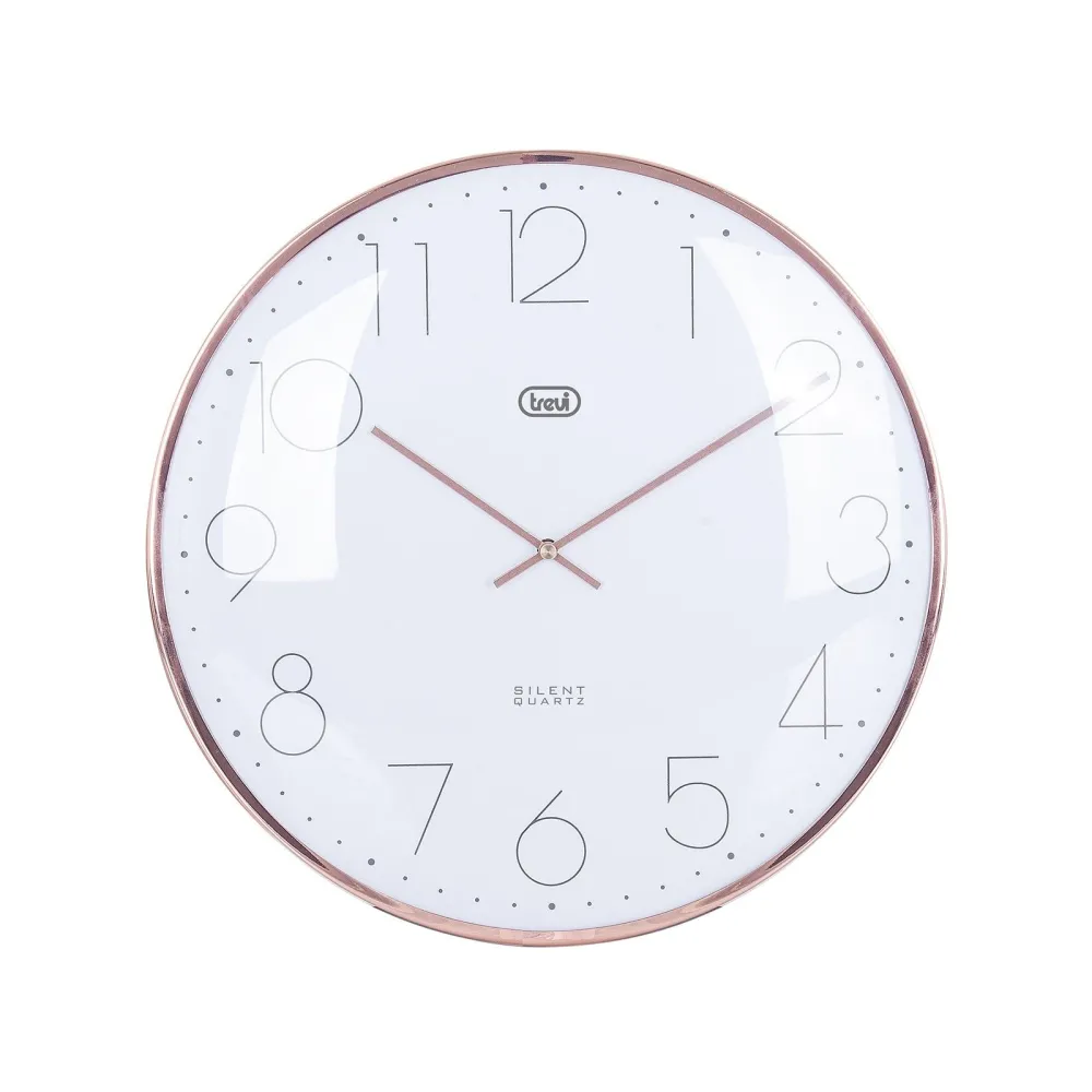 Ceas de perete cu quartz Trevi OM 3512 S, 30cm, bronz