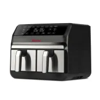 Friteuza digitala cu aer cald Girmi FG22, 1700W, 8L, 2 zone independente, 8 moduri de gatit