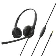 CREATIVE HS-230 Office Headset w/Noise-cancelling Mic, 3.5 mm AUX, USB Adapter