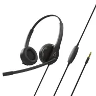CREATIVE HS-230 Office Headset w/Noise-cancelling Mic, 3.5 mm AUX, USB Adapter