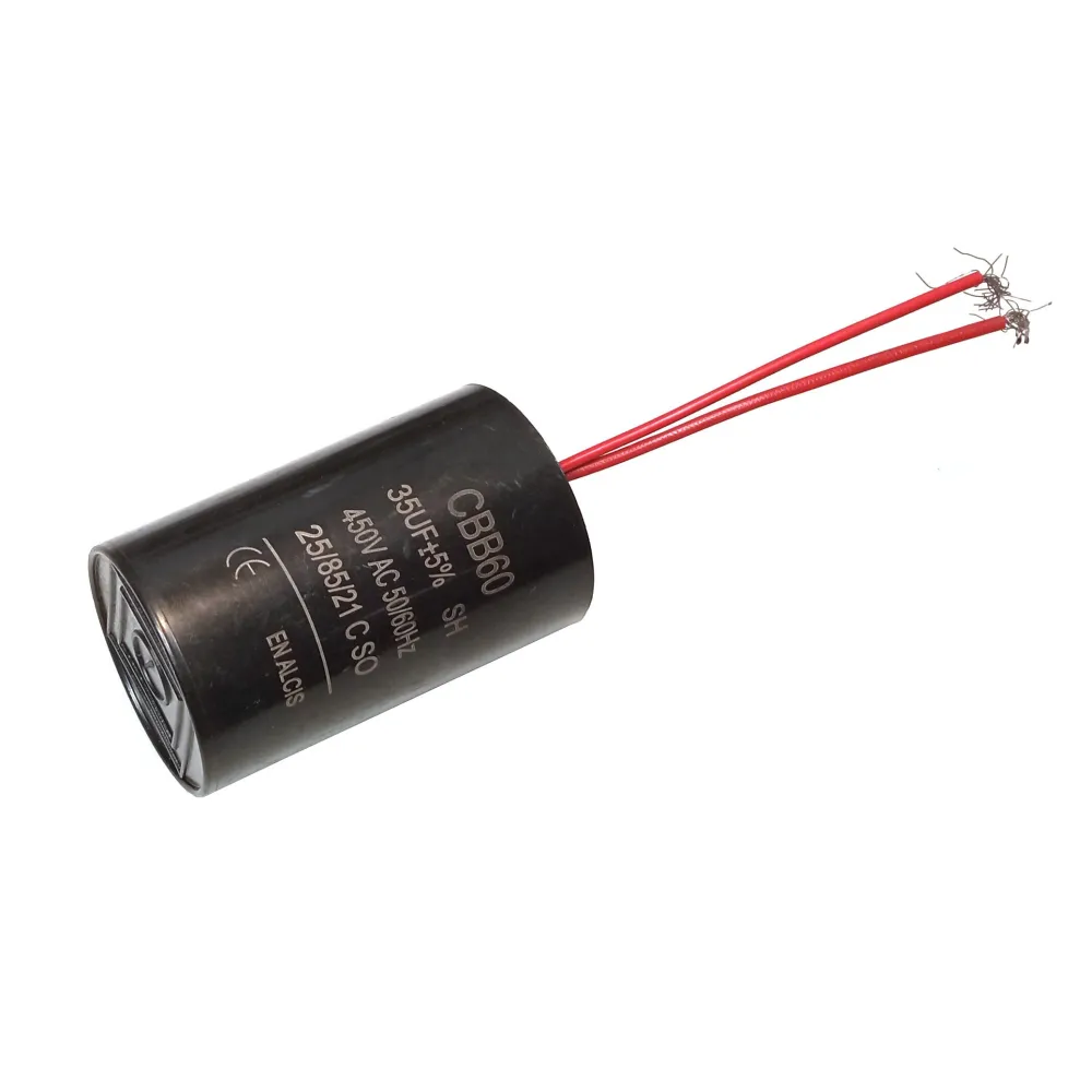 Condensator pornire motor 35uF 450VAC, fire