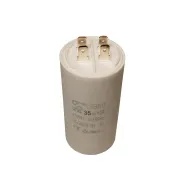 Condensator pornire motor 35uF 450VAC, fire