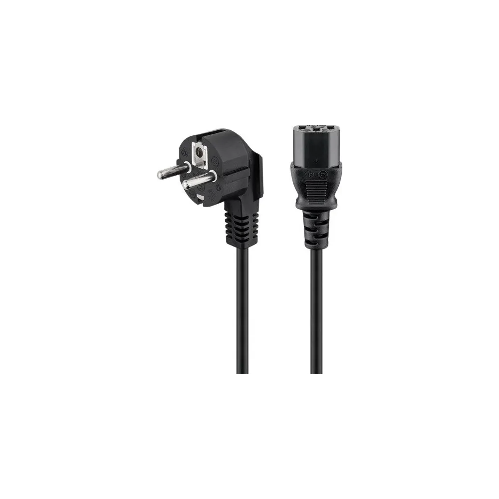 Cablu de alimentare calculator 2m negru Goobay