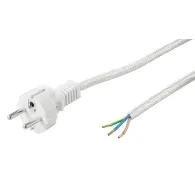 Cablu de alimentare Schuko la 3 fire manta material textil