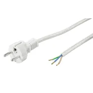 Cablu de alimentare Schuko la 3 fire manta material textil