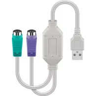 Cablu convertor USB 2.0 A tata - 2x PS/2 mama, Goobay