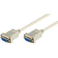 Cablu serial null modem 9p mama - 9p mama 2m, Goobay