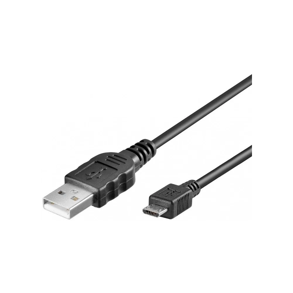 Cablu USB 2.0 A tata - micro USB, 1m, Goobay