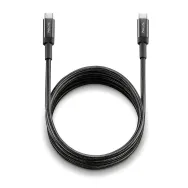 Cablu USB-C - USB-C, NGS KNOT 100W-2, 2m, 100W, negru