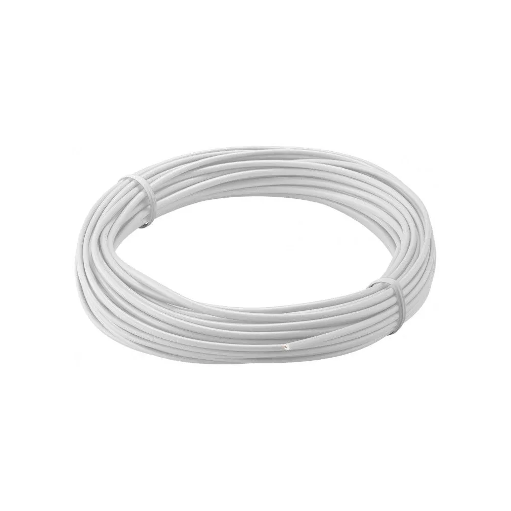 Cablu cupru multifilar izolat, 10m, alb