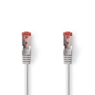 Cablu de retea S/FTP Nedis, cat6, patch cord, 1m, gri