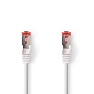 Cablu de retea S/FTP Nedis, cat6, patch cord, 3m, alb