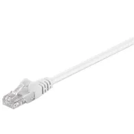 Cablu de retea U/UTP Goobay, cat5e, patch cord, 3m, alb