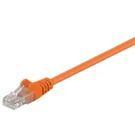 Cablu de retea U/UTP Goobay, cat5e, patch cord, 5m, portocaliu